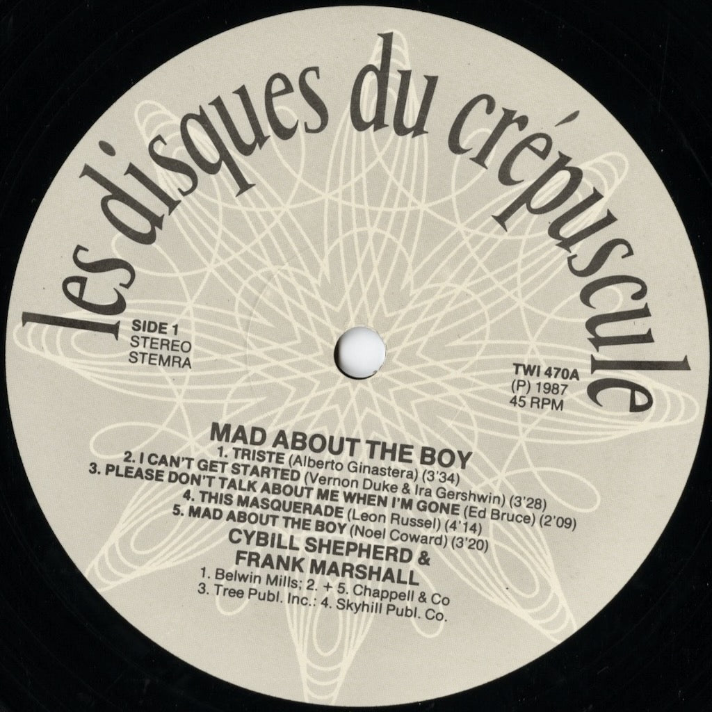 Cybill Shepherd / シビル・シェパード / Mad About The Boy (TWI470)