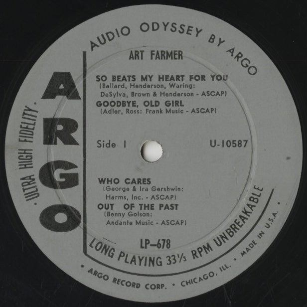 Art Farmer / アート・ファーマー / Art (LP-678)