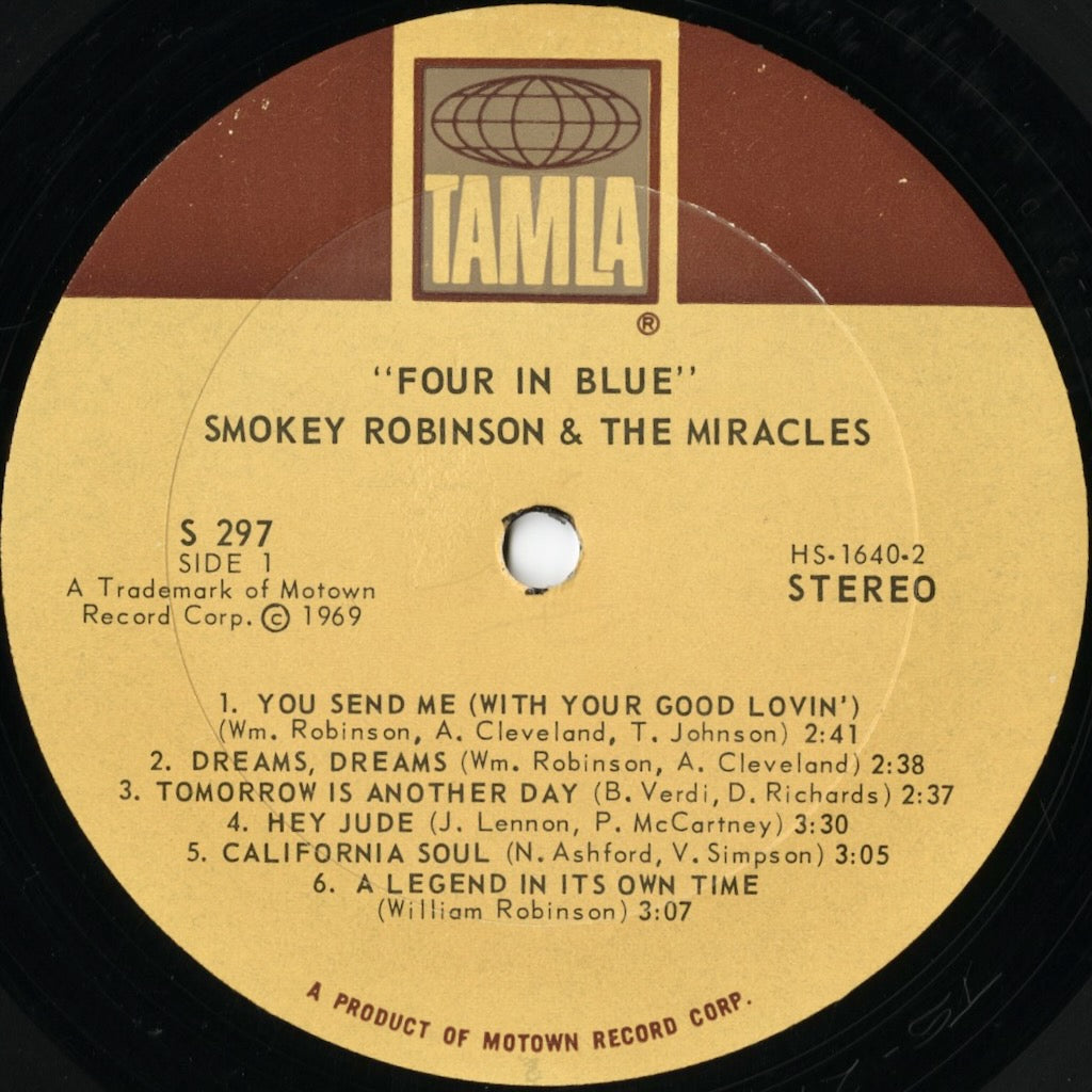 Smokey Robinson & The Miracles / スモーキー・ロビンソン&ザ・ミラクルズ / Four In Blue (S 297)