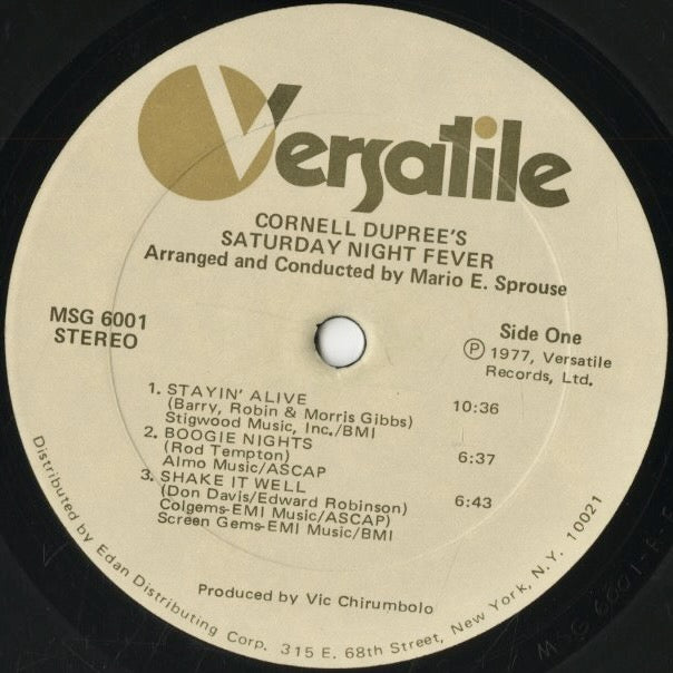 Cornell Dupree / コーネル・デュプリー / Saturday Night Fever (MSG6001)