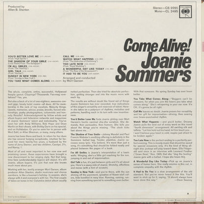 Joanie Sommers / ジョニー・ソマーズ / Come Alive! (CS 9295)
