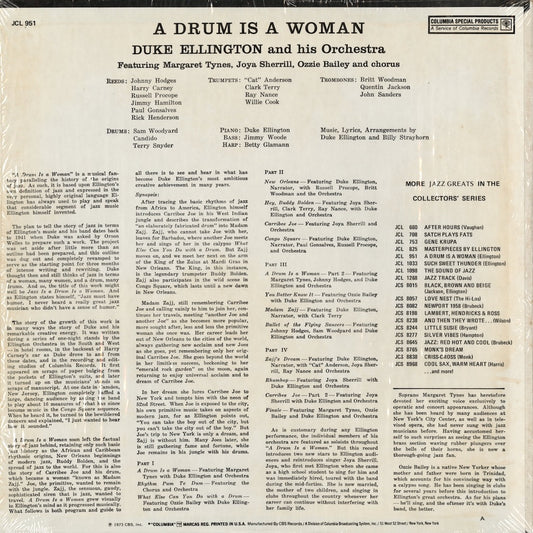 Duke Ellington / デューク・エリントン / A Drum Is A Woman (JCL 951)