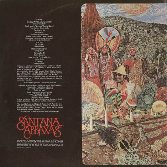 Santana – Abraxas (KC 30130) LP 1970 US Columbia | 中古LP