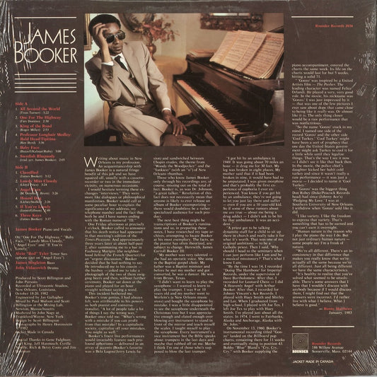 James Booker - Classified (2036) 1983 US Rounder Records|中古LP