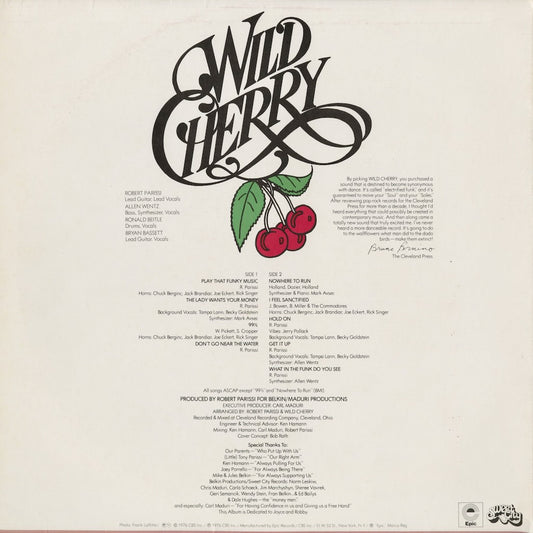 Wild Cherry - Wild Cherry (PE 34195) 1976 US Epic|中古LP