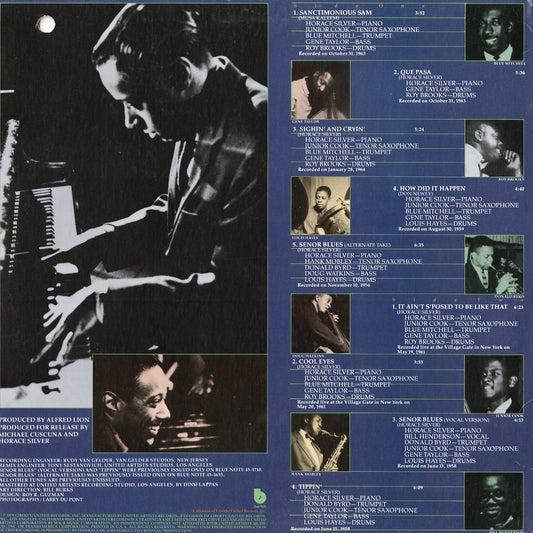 Horace Silver - Sterling Silver (BN-LA945-H) 1979 US Blue Note|中古LP