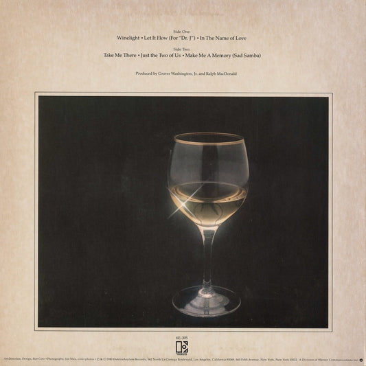 Grover Washington Jr. - Winelight (6E-305) 1980 US Elektra|中古LP