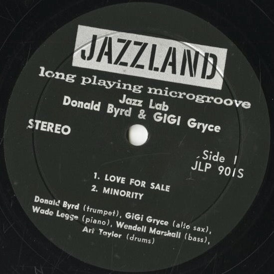 Donald Byrd / Gigi Gryce / ドナルド・バード ジジ・グライス / Jazz Lab (JLP 901S)