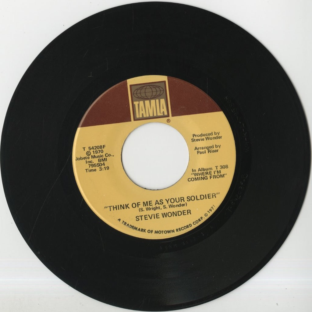 Stevie Wonder / スティーヴィ・ワンダー / If You Really Love Me / Think Of Me As Your Soldier -7 (T 54208F)