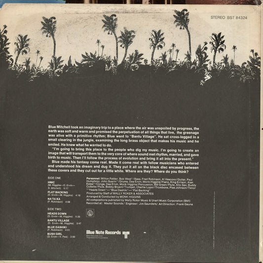 Blue Mitchell - Bantu Village (BST 84324) LP 1969 US Blue Note|中古LP