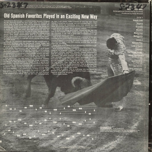 Sid Bass - Moog España (LSP-4195) LP 1969 US RCA Victor|中古LP