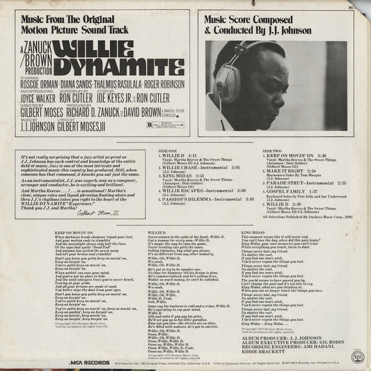 Willie Dynamite -OST / ウィリー・ダイナマイト -OST / Music: J.J. Johnson (MCA-393)