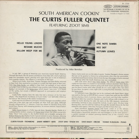 Curtis Fuller - South American Cookin' (BA 17020) 1961 US Epic|中古LP
