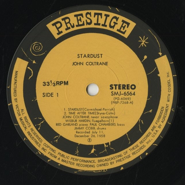 John Coltrane / ジョン・コルトレーン / Stardust (SMJ-6564)