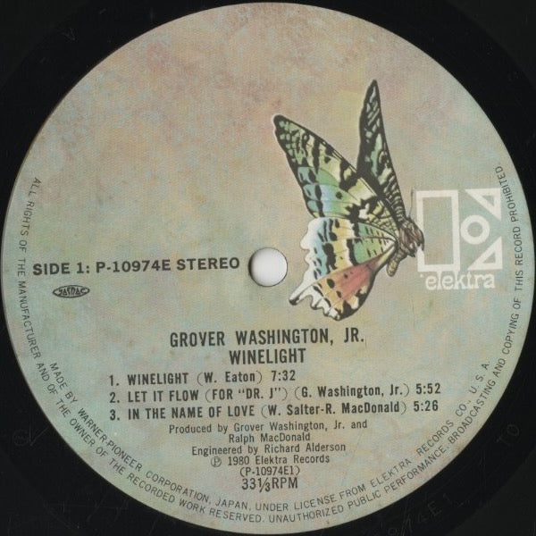 Grover Washington Jr. / グローヴァー・ワシントン・ジュニア / Winelight (P-10974E)