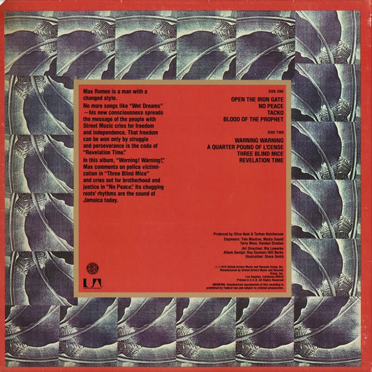 Max Romeo / マックス・ロメオ / Open The Iron Gate (UA-LA803-H)