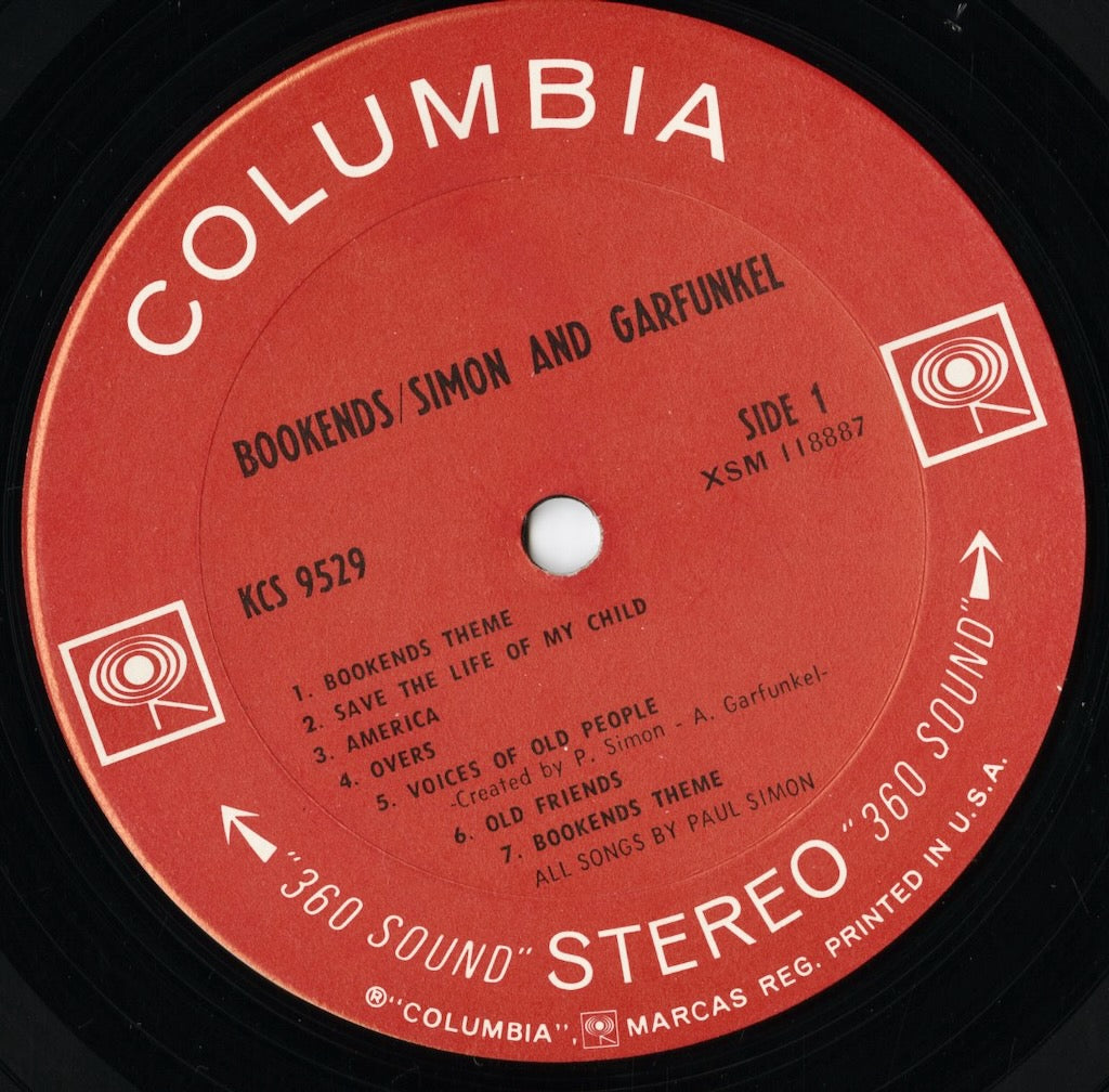 Simon and Garfunkel / サイモン&ガーファンクル / Bookends (KCS 9529)