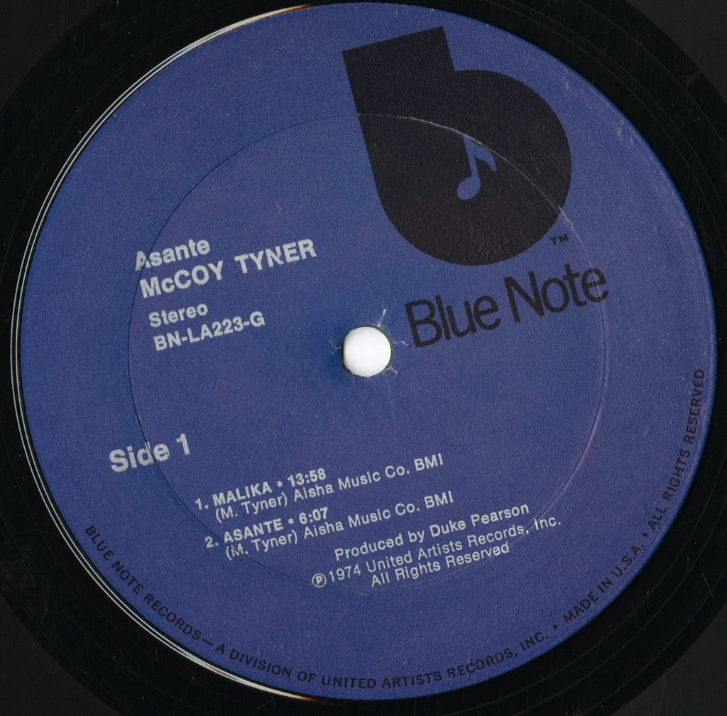 McCoy Tyner – Asante (BN-LA223-G) LP 1974 US Blue Note|中古LP