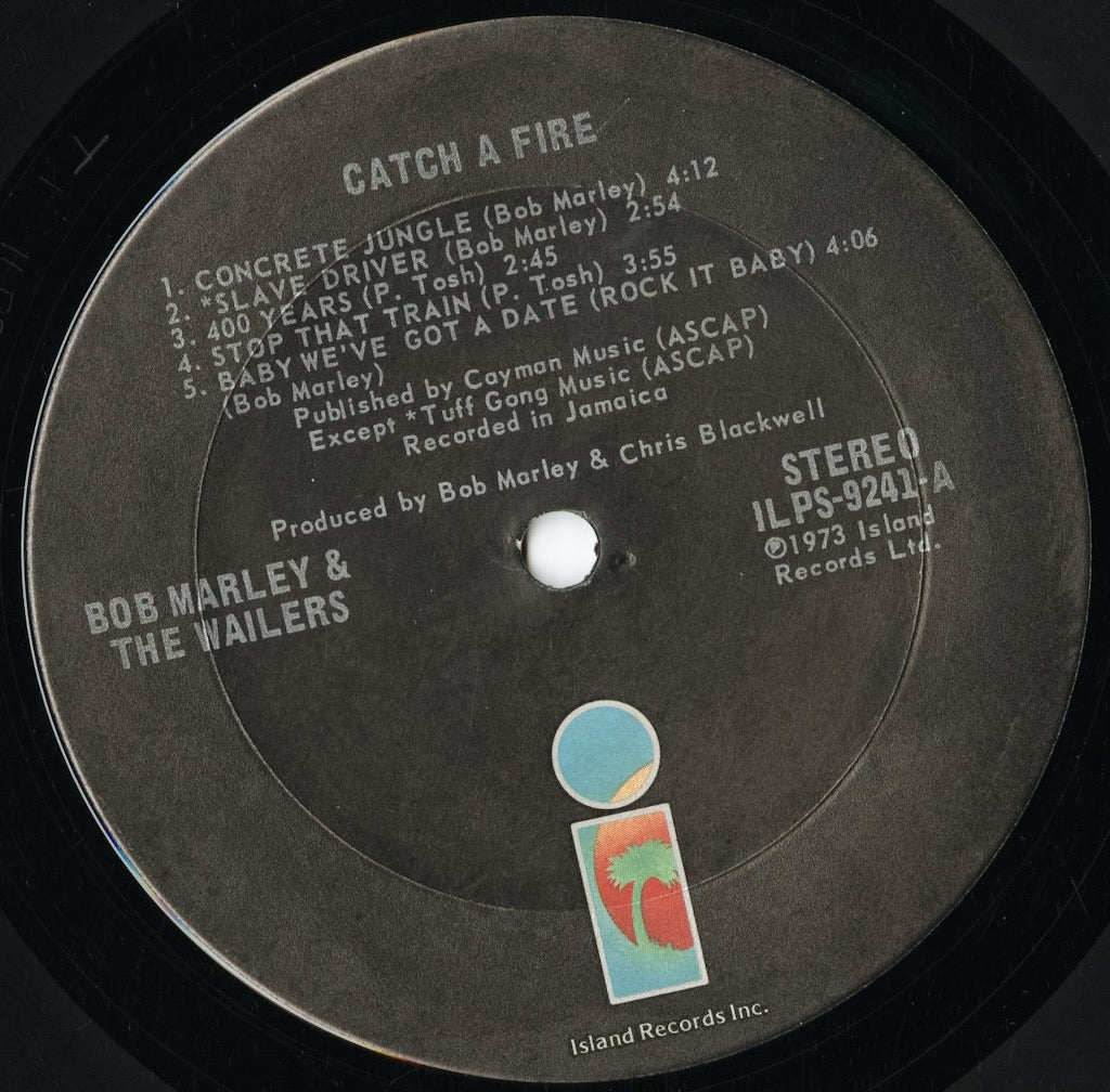 Bob Marley & The Wailers / ボブ・マーリー&ウェイラーズ / Catch A Fire (ILPS-9241) 1975 US Island Black Lbl.