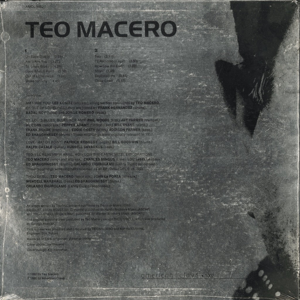 Teo Macero / テオ・マセロ / Teo (AMCL 1002) 未開封シールド