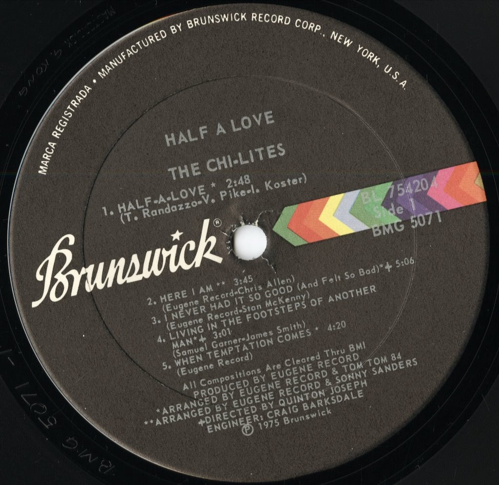 The Chi-Lites – Half A Love (BL754204) LP 1975 US Brunswick|中古LP