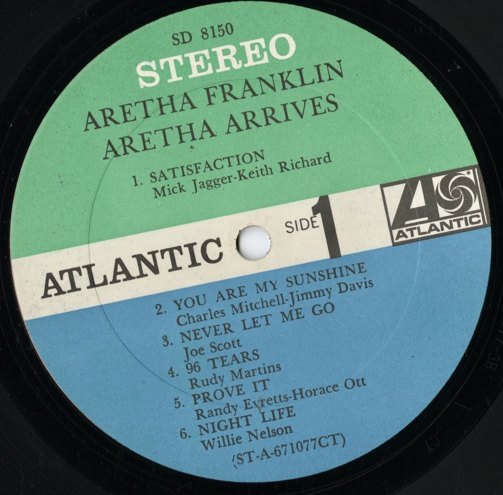 Aretha Franklin - Aretha Arrives (SD 8150) LP 1967 US Atlantic|中古LP