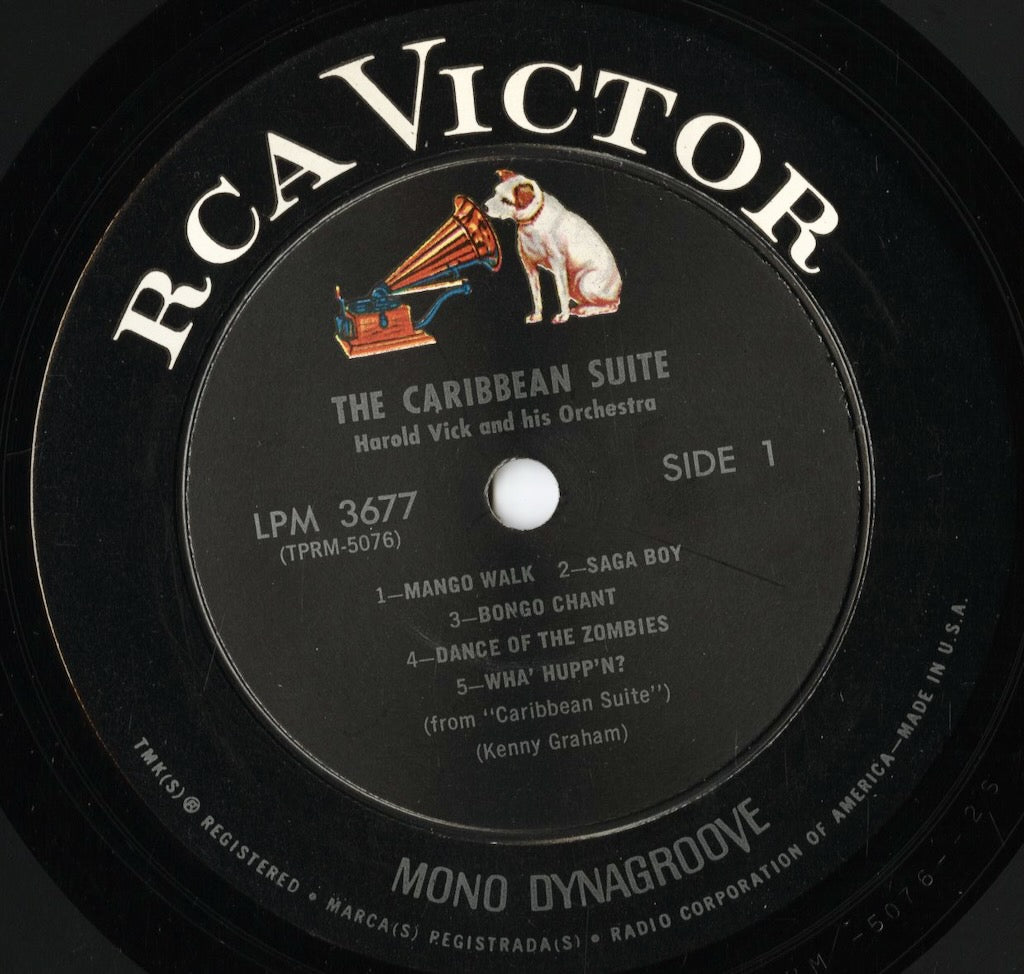 Harold Vick - The Caribbean Suite (LPM3677) 1967 US RCA Victor MONO|中古LP
