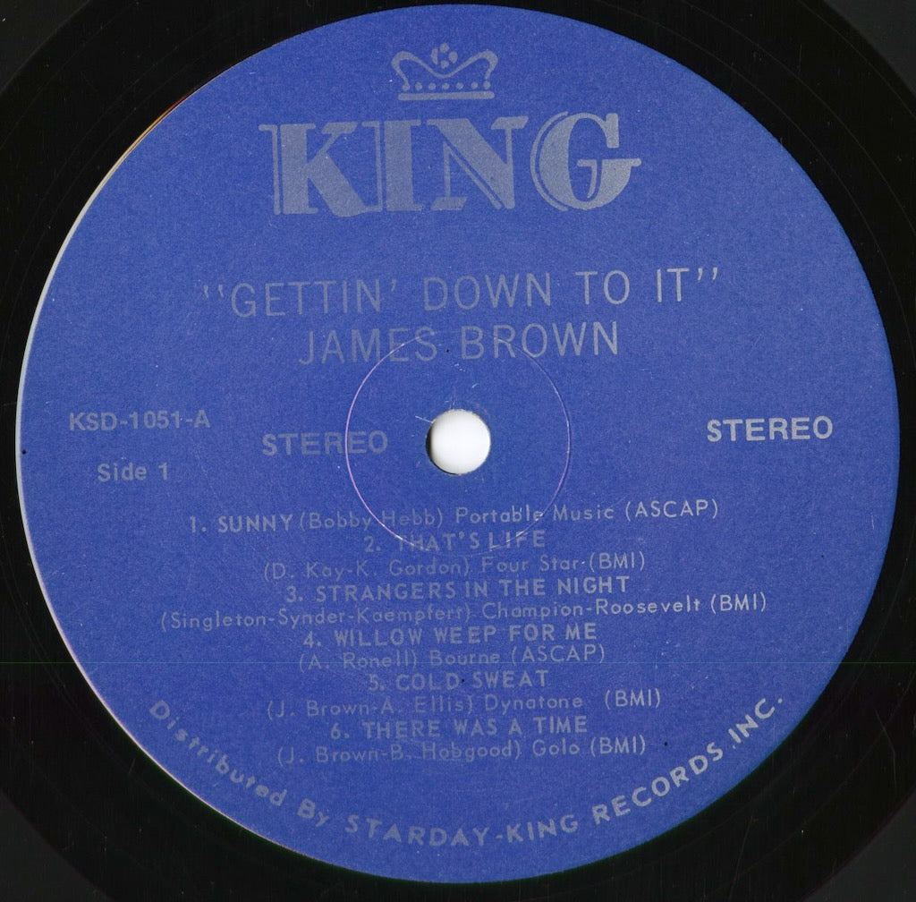 James Brown - Gettin' Down To It (KSD-1051) 1969 US King|中古LP