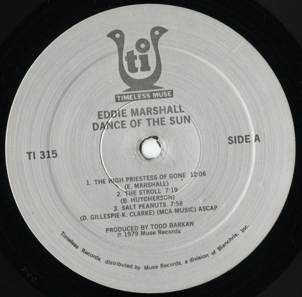 Eddie Marshall - Dance Of The Sun (TI 315) LP 1978 US Timeless Muse|中古LP