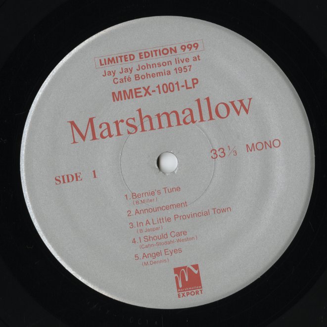 J.J.Johnson 5 / Live At Cafe Bohemia New York 1957 (MMEX-1001-LP)