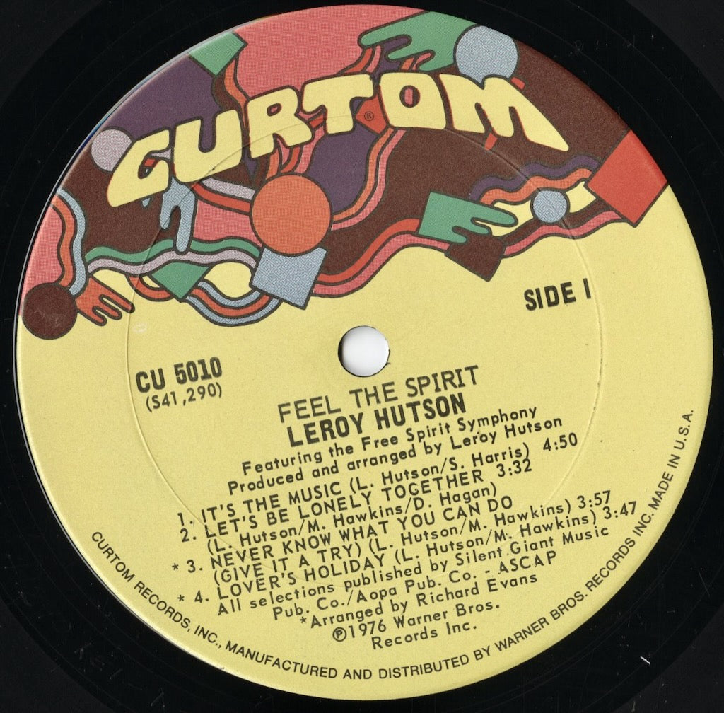 Leroy Hutson - Feel The Spirit (CU 5010) LP 1976 US Curtom|中古LP