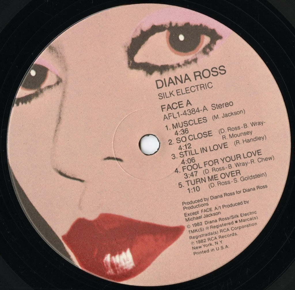 Diana Ross / Silk Electric (AFL1-4384) LP 1982 US RCA|中古LP
