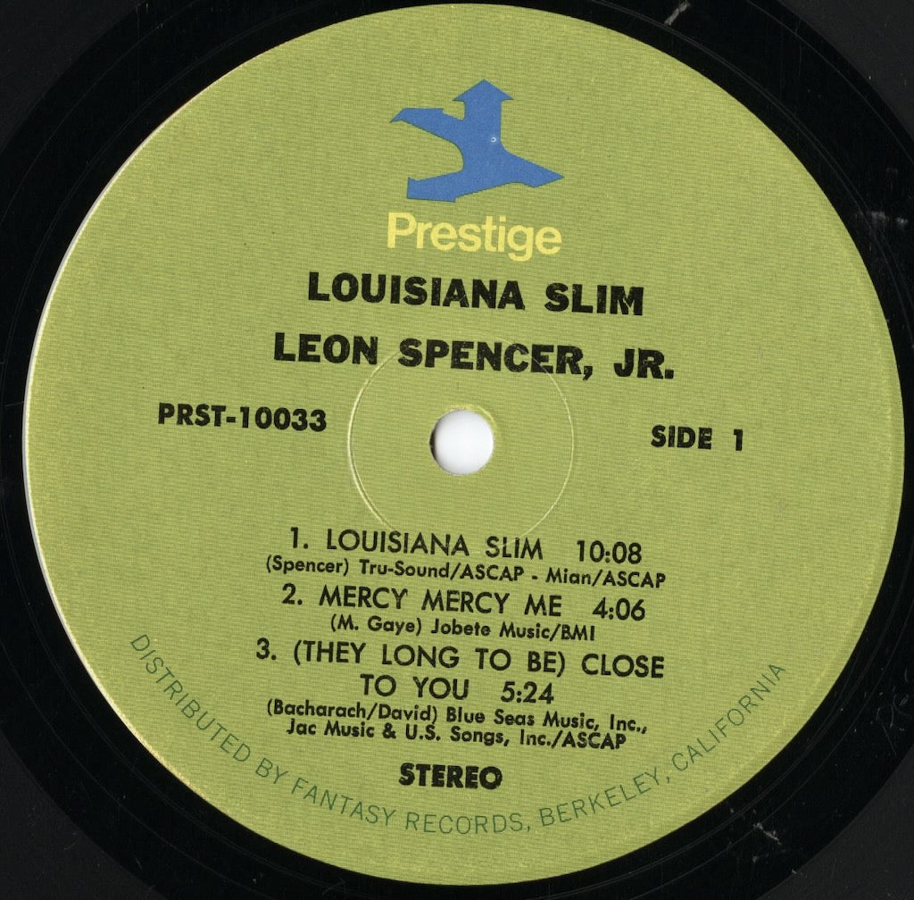 Leon Spencer / レオン・スペンサー / Louisiana Slim (PR 10033)