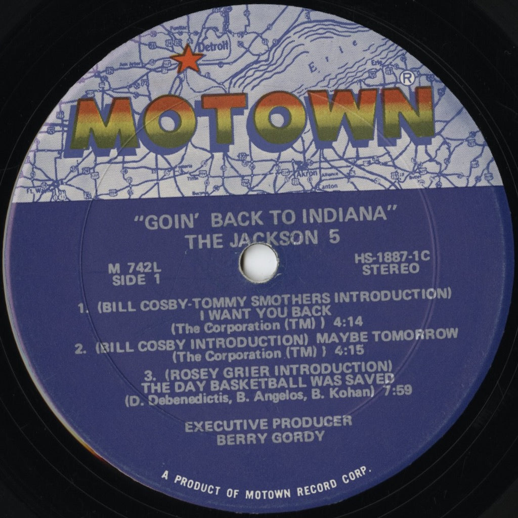Jackson 5 / ジャクソン・ファイヴ / Goin' Back To Indiana (M 742-L)