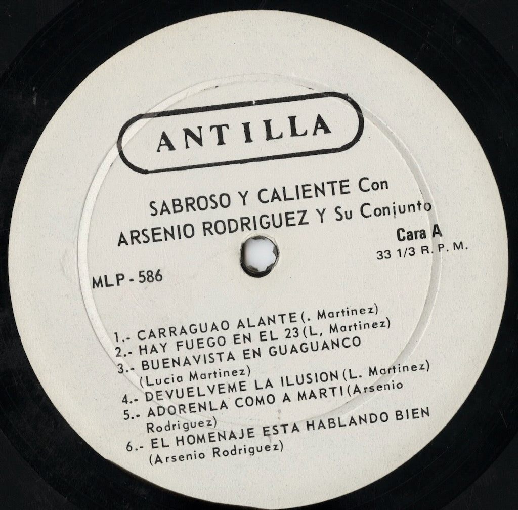 Arsenio Rodriguez / アルセニオ・ロドリゲス / Sabroso Y Caliente (MLP-586)