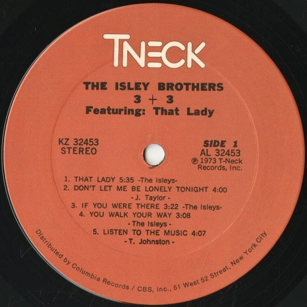 The Isley Brothers / アイズレー・ブラザーズ / 3+3 (KZ 32453)
