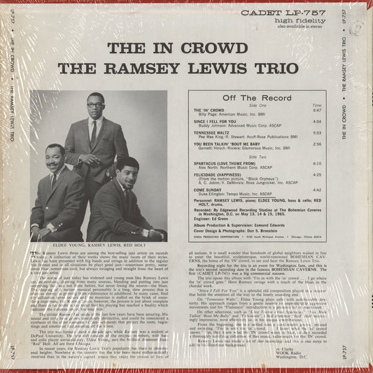 Ramsey Lewis / ラムゼイ・ルイス / The In Crowd (LPS-757) US Cadet 水色Lbl.