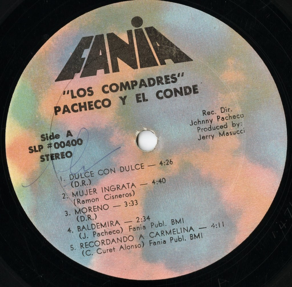 Pacheco Y El Conde - Los Compadres (SLP 00400) LP 1971 US Fania|中古LP