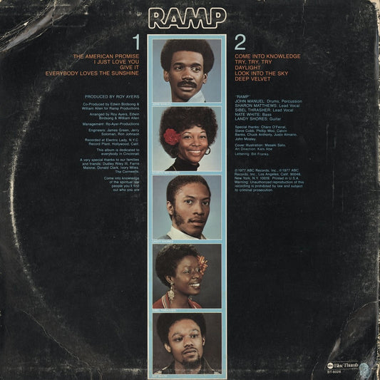 Ramp - Come Into Knowledge (BT-6028) 1977 US ABC / Blue Thumb|中古LP
