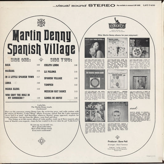 Martin Denny / マーティン・デニー / Spanish Village (LST-7409)