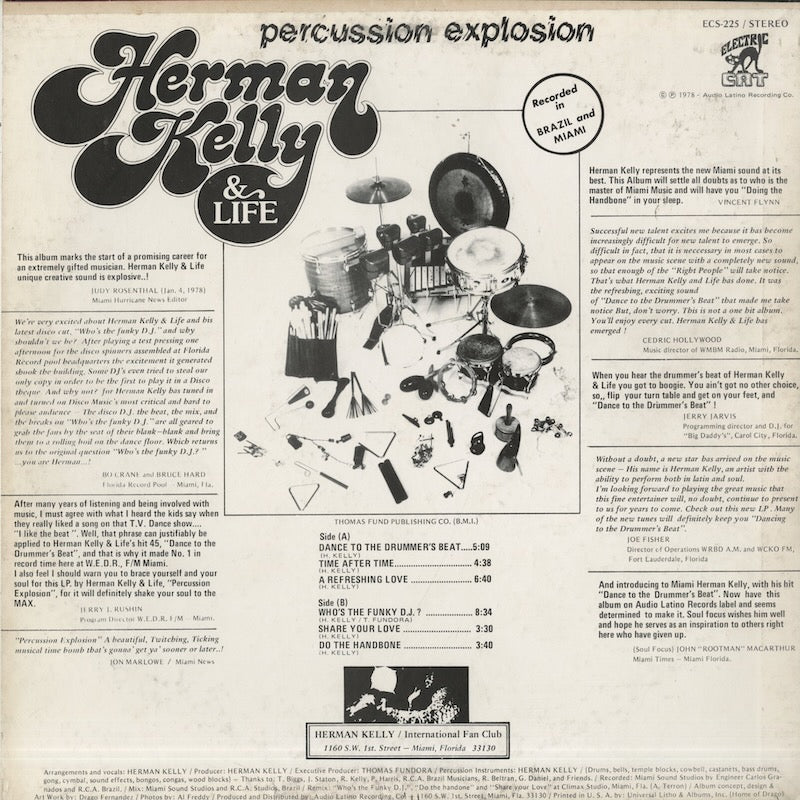 Herman Kelly & Life / ハーマン・ケリー&ライフ / ...Percussion Explosion! (ECS-225)