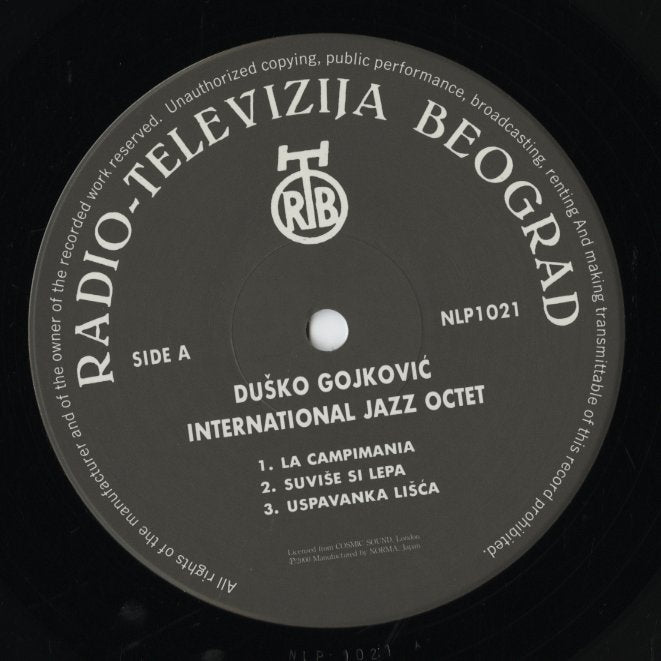 Dusko Goykovich, Kenny Clarke / ダスコ・ゴイコヴィッチ, ケニー・クラーク / Internacionalni Jazz Oktet Duška Gojkovića Sa Keni Klarkom -10 (NLP1021)