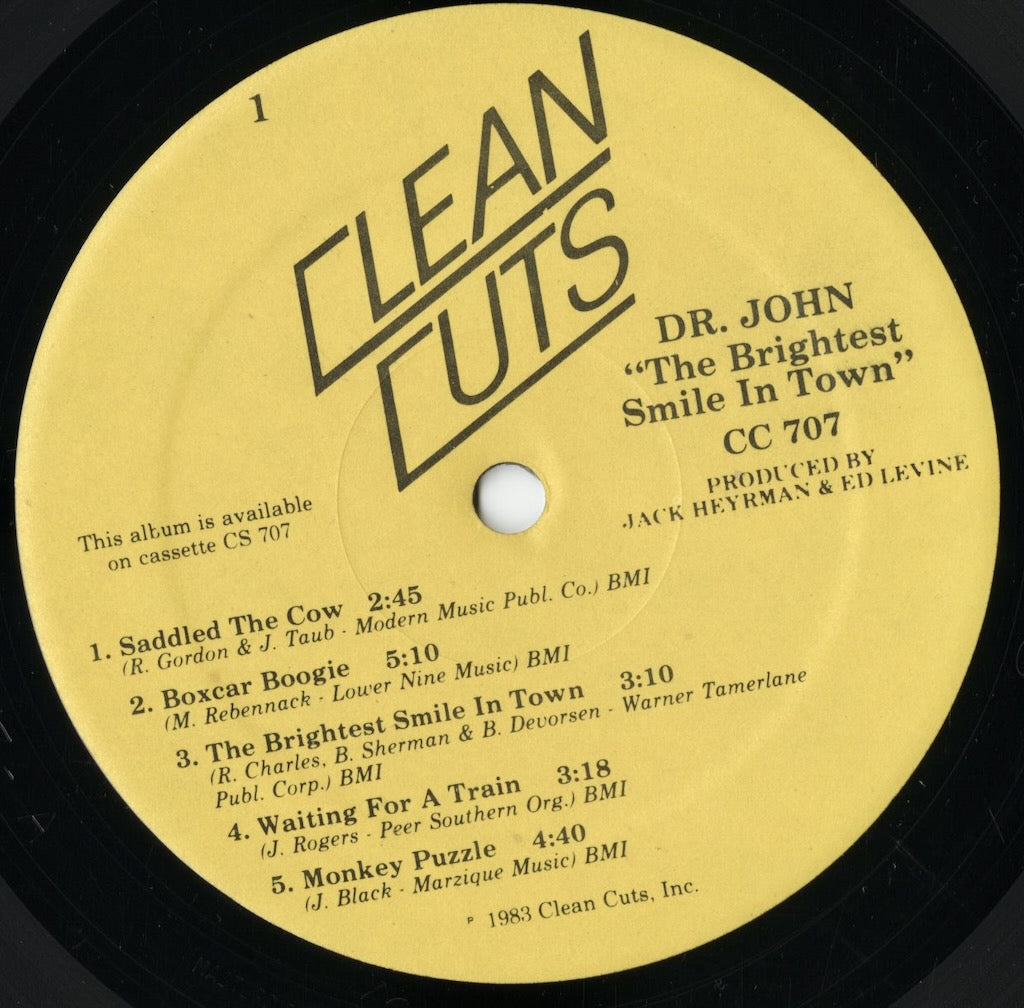 Dr. John - The Brightest Smile In Town (CC 707) LP 1983 US Clean Cut|中古LP