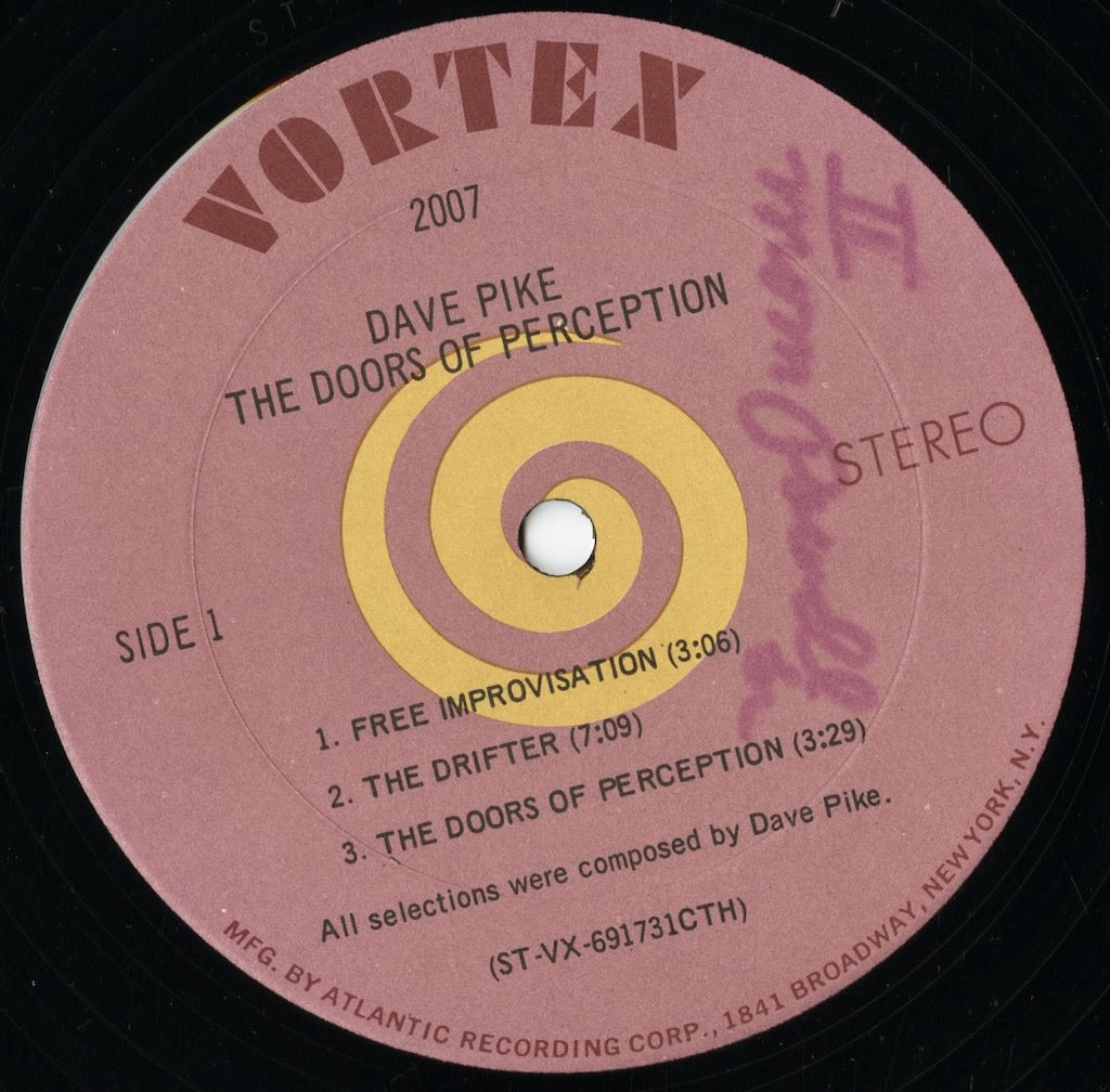 Dave Pike - The Doors Of Perception (2007) LP 1970 US Vortex|中古LP