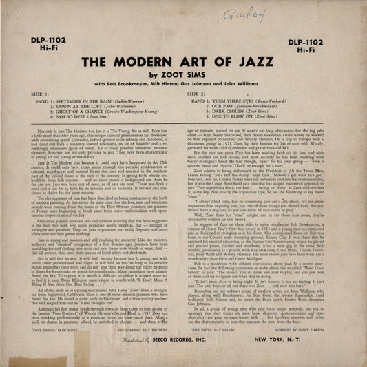 Zoot Sims / ズート・シムズ / The Modern Art Of Jazz (DLP-1102)