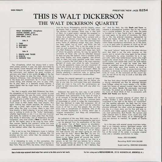 Walt Dickerson / ウォルト・ディッカーソン / This is Walt Dickerson (WWLJ-7076)