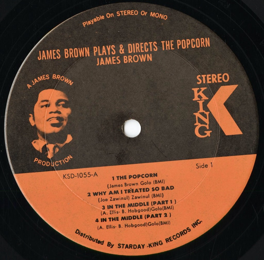 James Brown - The Popcorn (KSD-1055) 1969 US King|中古LP