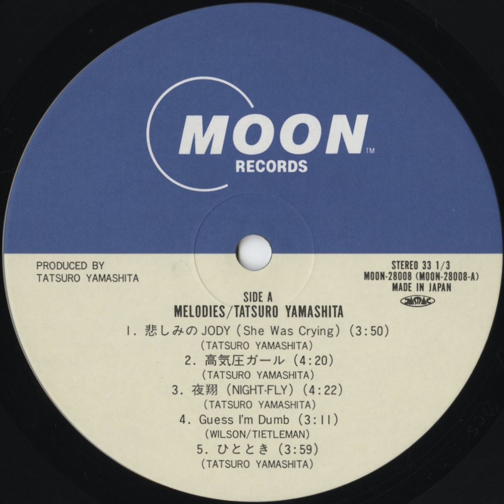 Tatsuro Yamashita - Melodies (MOON-28008) 1983 JPN Moon|中古LP