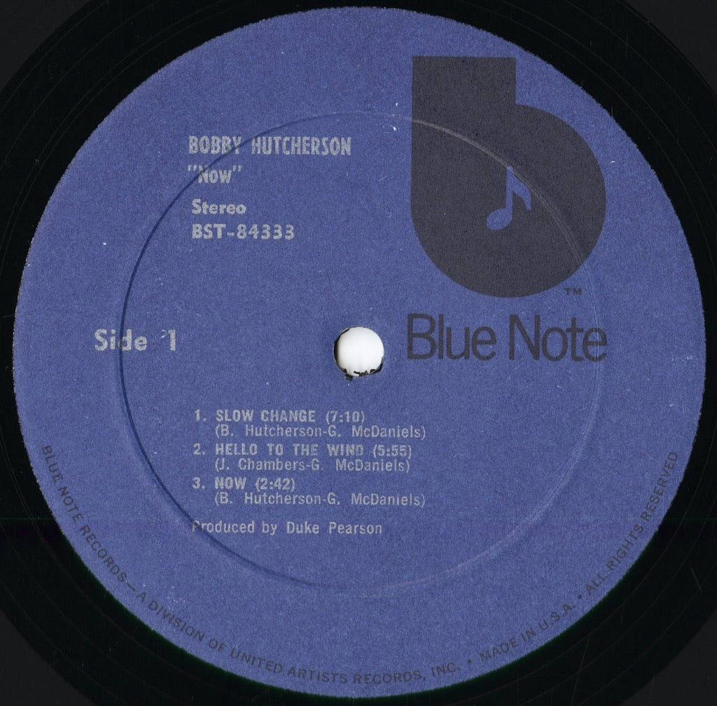 Bobby Hutcherson - Now! (BST-84333) 1973 US Blue Note|中古LP