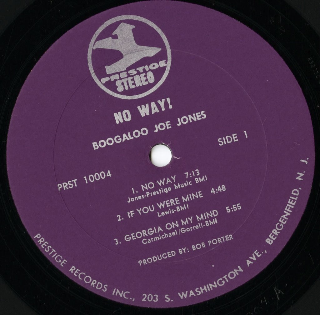 Boogaloo Joe Jones / ブーガルー・ジョー・ジョーンズ / No Way! (10004)